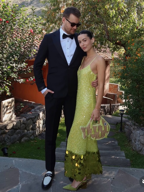 Simon Miller Dresses & Skirts - SIMON MILLER IMOGEN SEQUIN MIDI DRESS IN PERIDOT COMBO